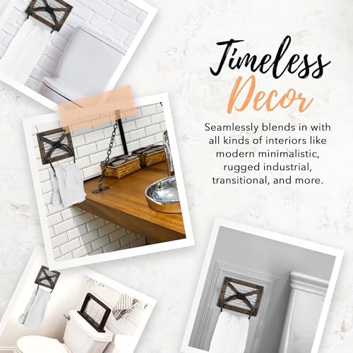 Autumn Alley Farmhouse Towel Holder for Bathroom