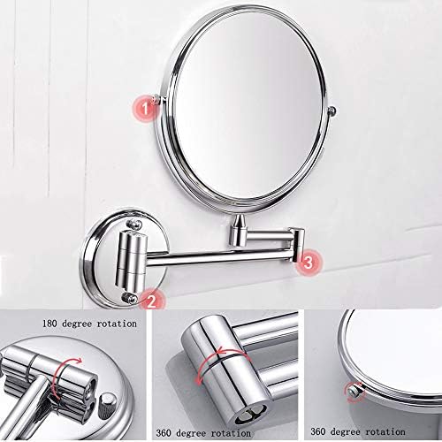 ZadikoModern Double-Sided Wall-Mounted Vanity Mirror