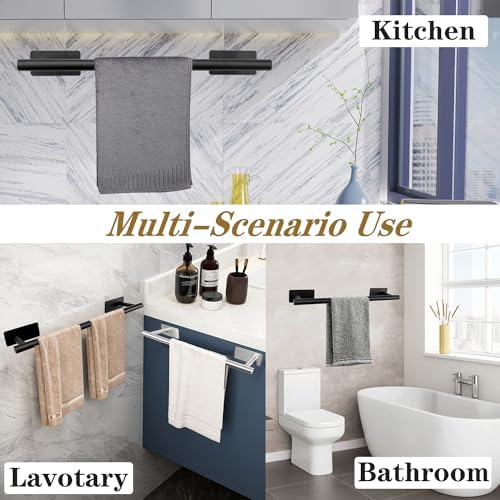Self-Adhesive Heavy-Duty Bath Towel Bar