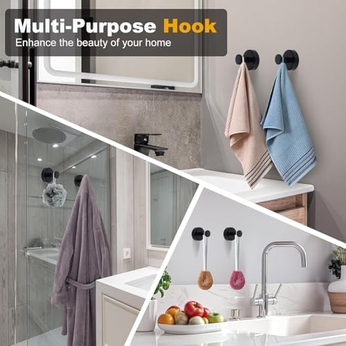 2-Piece Stainless Steel Suction Cup Hooks