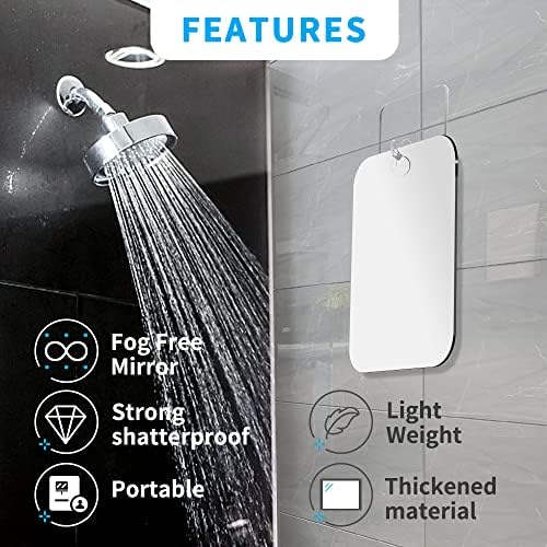Shatterproof Bengal Face Mirror PortableFogless