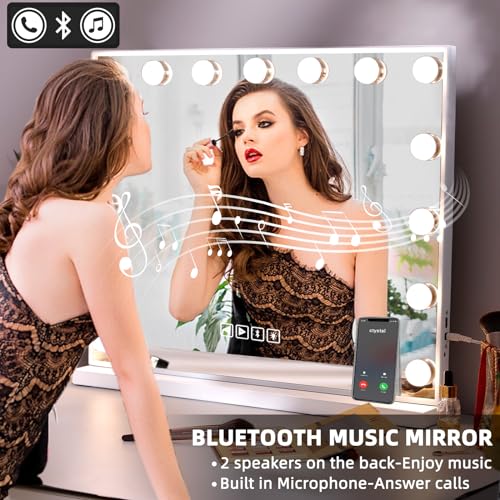 Hansong Vanity Mirror with Lights and Speaker