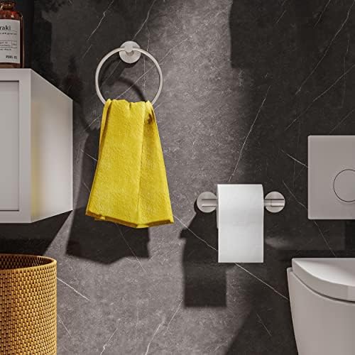 Sturdy Stainless Steel Toilet Paper Holder Towel Rings