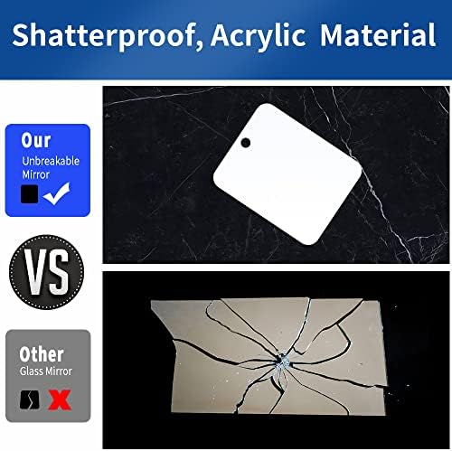 Shatterproof Bengal Face Mirror PortableFogless
