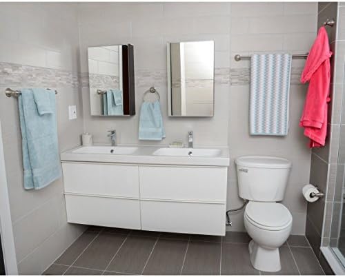 5 Piece Satin Nickel Bathroom Hardware Set