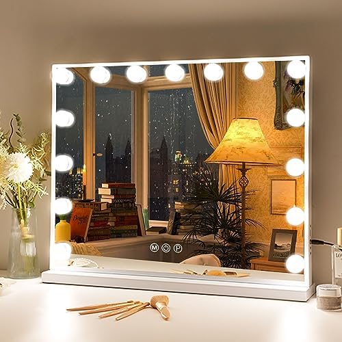 Adjustable Vanity Mirror with 3 Lights Modes