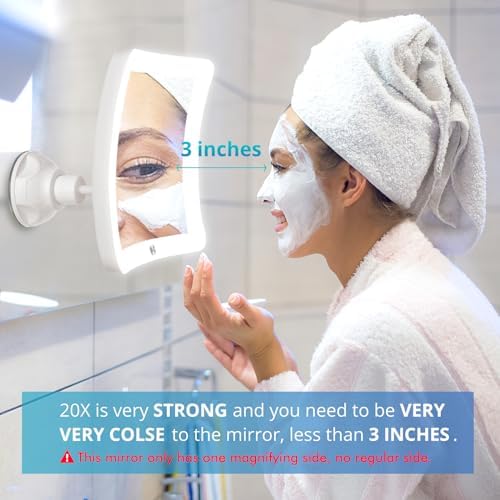 Fabuday20X Magnifying Mirror for Travel