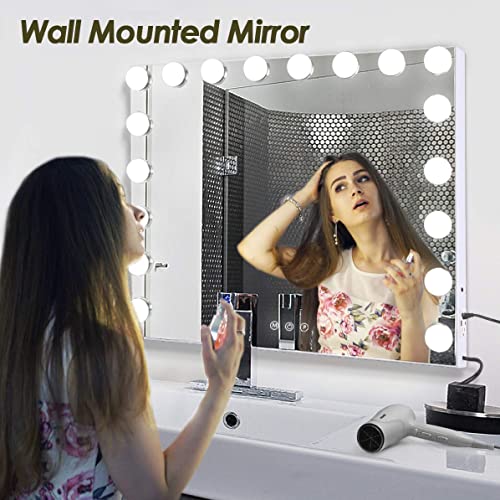 COOLJEEN Large Hollywood Makeup Mirror