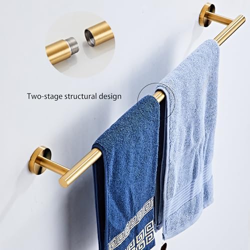 Luxury Brushed Gold Bathroom Hardware Set