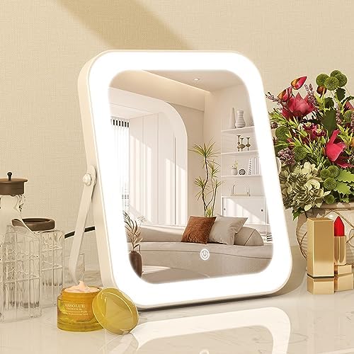 ROLOVE 8x10 Touchscreen Makeup Mirror with Dimmable Light