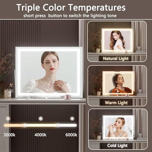 Vanity Mirror with Smart Lighting