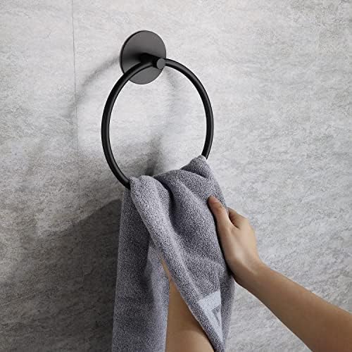 DIUDIU Cat Black Stylish Towel Ring