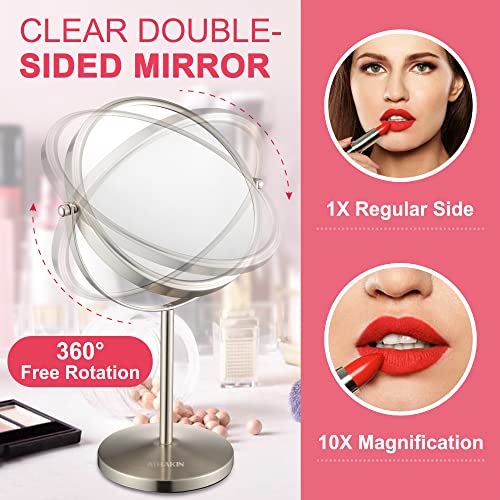 10x Magnifying Mirror for Make-up bathroom personal use
