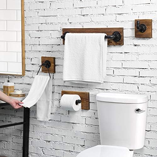 Stylish 4-Piece Bathroom Hardware Set
