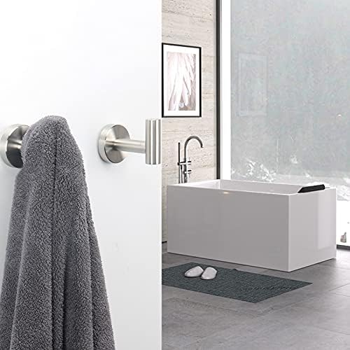 NearMoon Premium Stainless Steel Bath Towel Hook 4-Pack