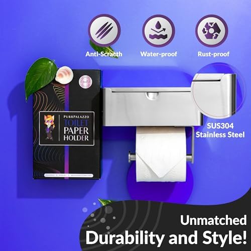 Premium Toilet Paper Holder Stainless Steel