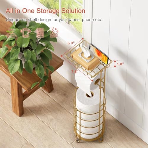 High-Quality Gold Toilet Paper Holder