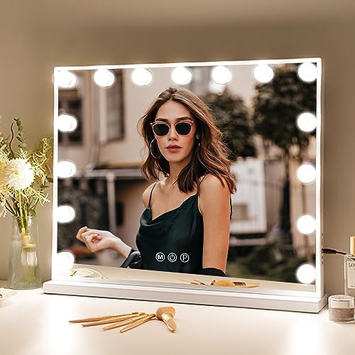 Adjustable Vanity Mirror with 3 Lights Modes