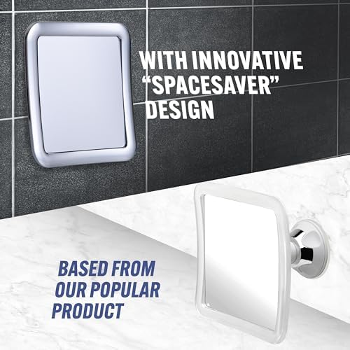 MirrorVana Travel Shower Mirror - Stay Sharp Stay Cool