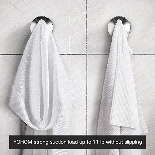 YOHOM Stainless Steel Vacuum Suction Cup Holders