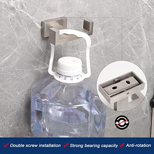 NearMoon Rust-Resistant Double Towel Hook Stainless Steel
