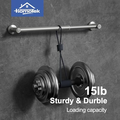 HOMOTEK Adjustable Towel Bar for Bathroom and Kitchen