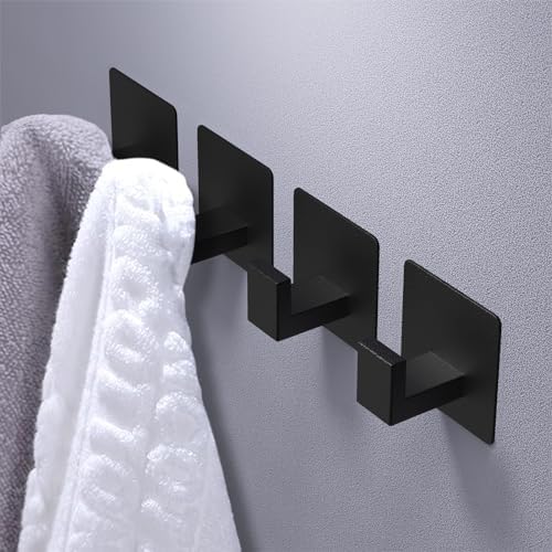 VAEHOLD Adhesive Towel Hook Set - Durable Easy Install