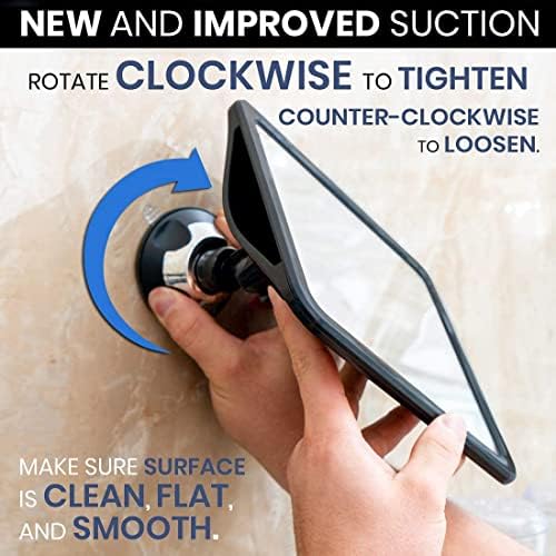 MirrorVana Dual Anti-Fog Shower Mirror