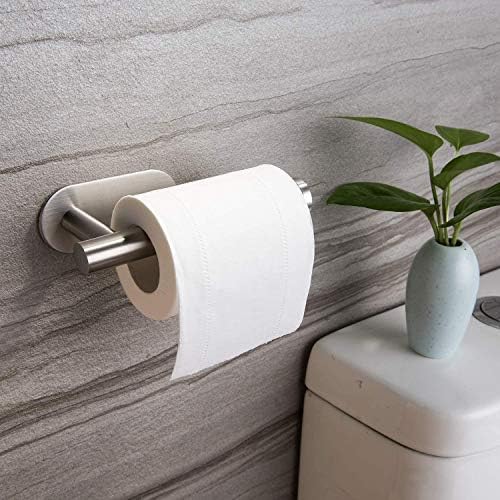 YIGII Stainless Steel Toiletry Holder Self-Adhesive No Drilling Required
