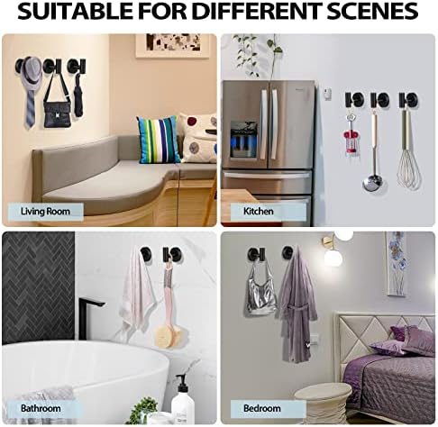 Heavy Duty Bathroom Towel Hook 4-Piece Set