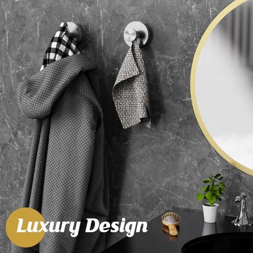 Sleek Suction Cup Hooks for Shower