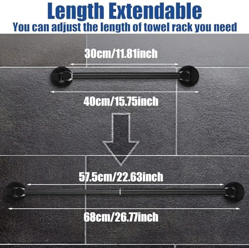 Adjustable Bathroom Towel Holder