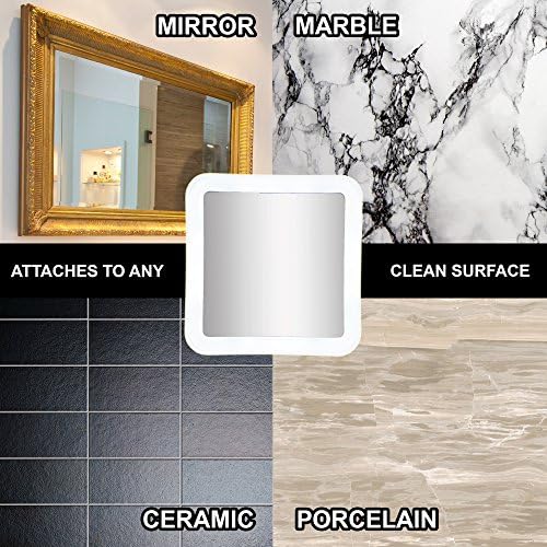 Fancii 10X Magnifying LED Makeup Mirror - Daylight Natural Light - Compact Portable
