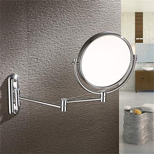 Elegant Wall-Mounted Magnifying Mirror for Shaving Make-Up
