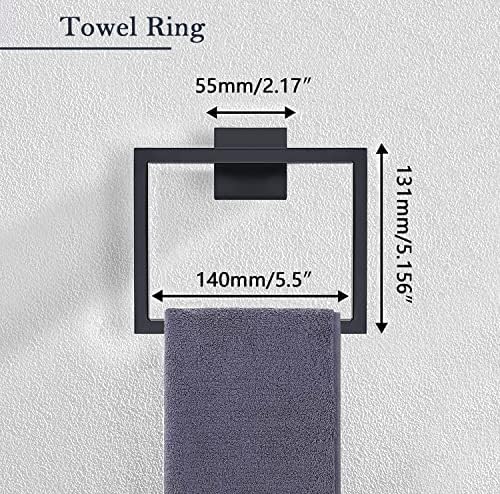 Durable Matte Towel Holder for Bathroom